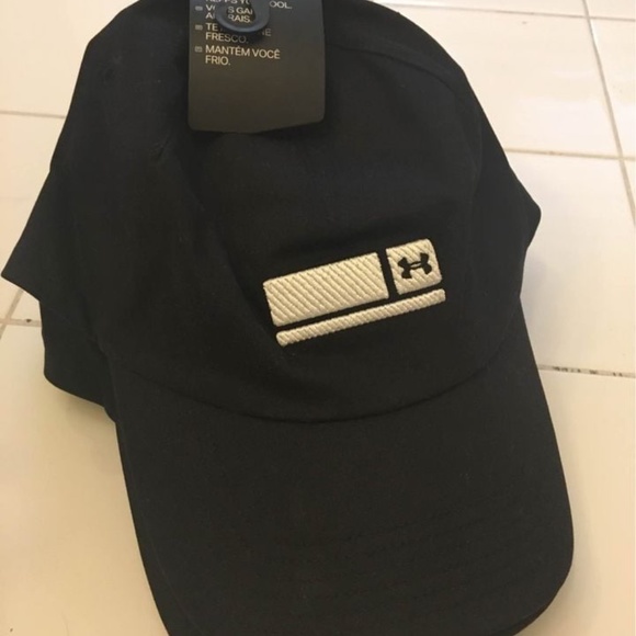 BRAND NEW men under armour training camp black adjustable cap / hat - Picture 5 of 5